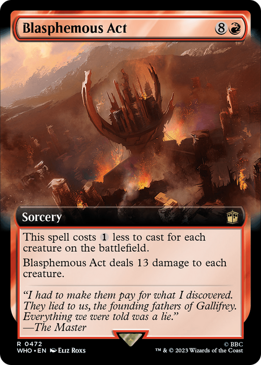Blasphemous Act (0472) (Extended Art) - Foil