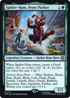 Spider-Ham, Peter Porker (0114) (Prerelease) - Foil pspm