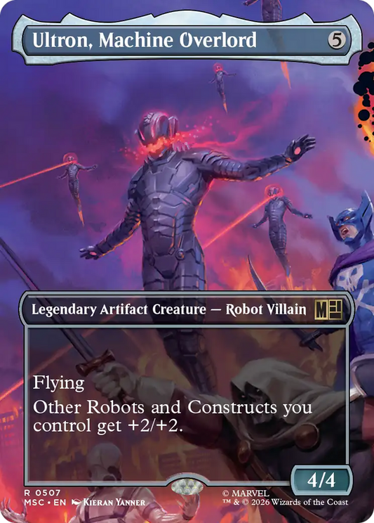 Ultron, Machine Overlord (0507) (Borderless) (MSC) - Foil