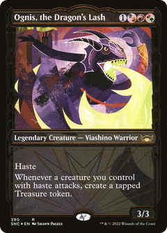 Ognis, the Dragon's Lash (390) (Showcase) - Gilded Foil