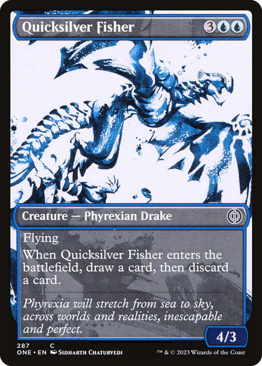 Quicksilver Fisher (287) (Showcase) - Foil
