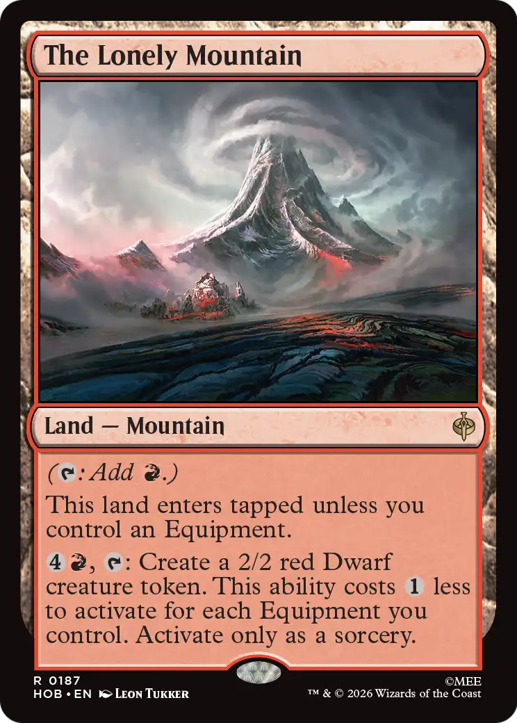 The Lonely Mountain (0187) (HOB) - Foil