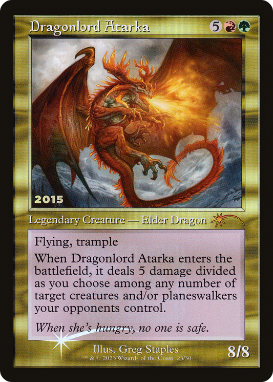 Dragonlord Atarka (023) (2015) (Retro Frame) - Foil