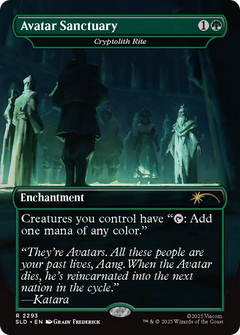 Avatar Sanctuary [Cryptolith Rite] (2293) (Borderless) - Foil sld