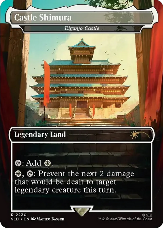Castle Shimura [Eiganjo Castle] (2230) (Borderless) - Foil sld
