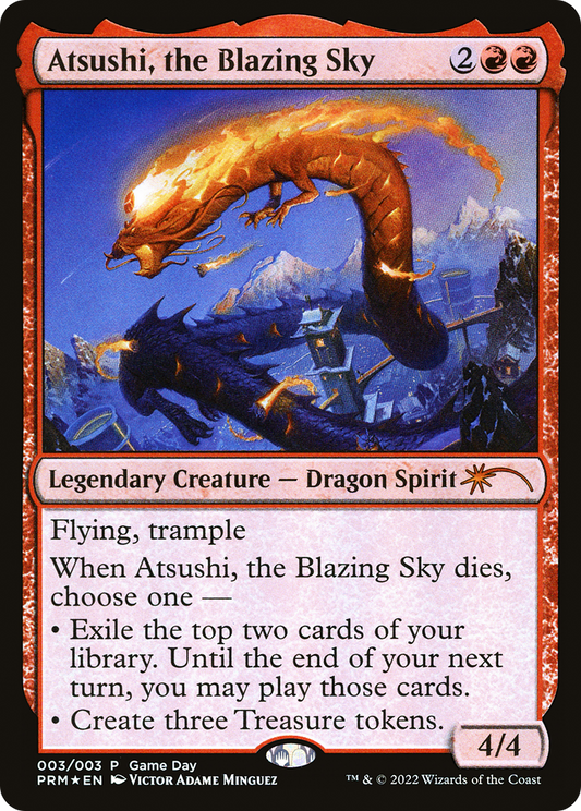 Atsushi, the Blazing Sky (003) (Game Day) - Foil