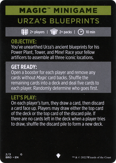 Magic Minigame: Urza's Blueprints (MBRO)