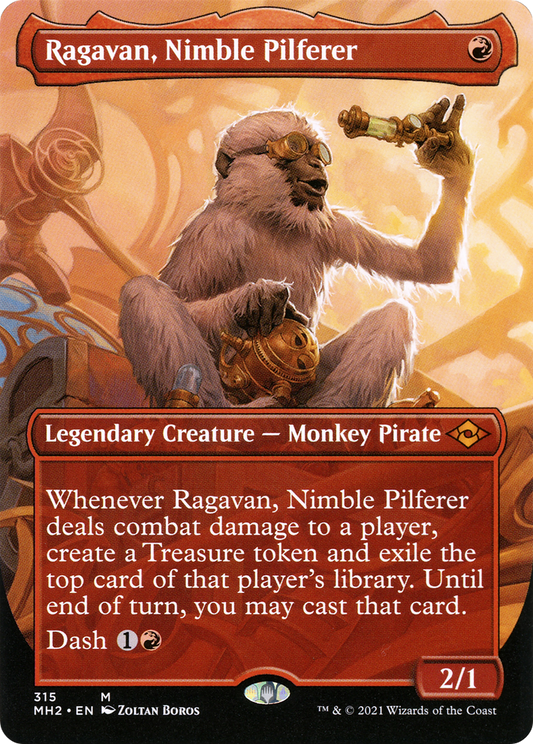 Ragavan, Nimble Pilferer (315) (Borderless) - Foil