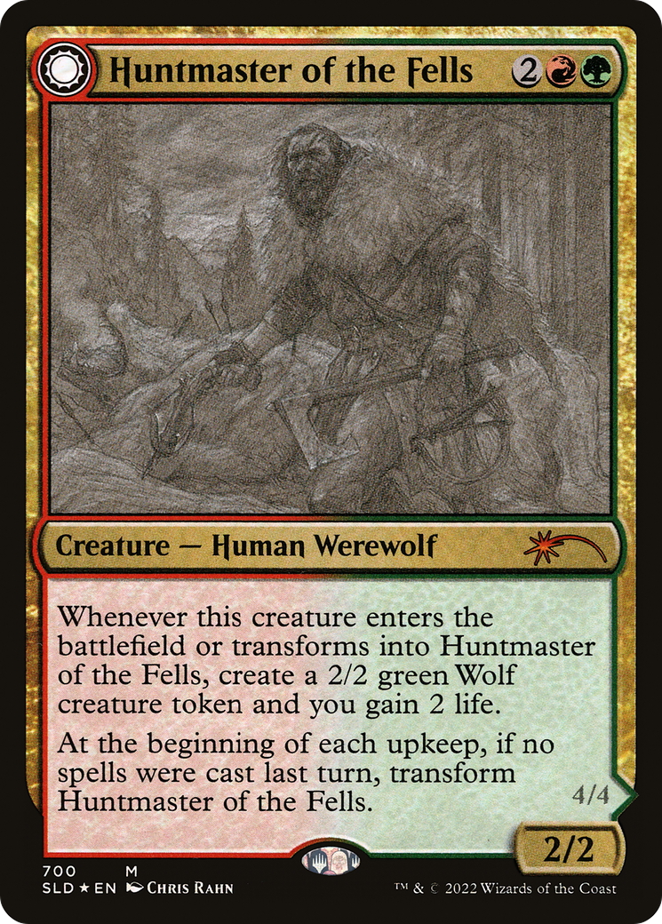 Huntmaster of the Fells // Ravager of the Fells (700) (Showcase) (SLD)