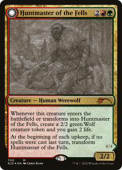 Huntmaster of the Fells // Ravager of the Fells (700) (Showcase) (SLD) - Foil