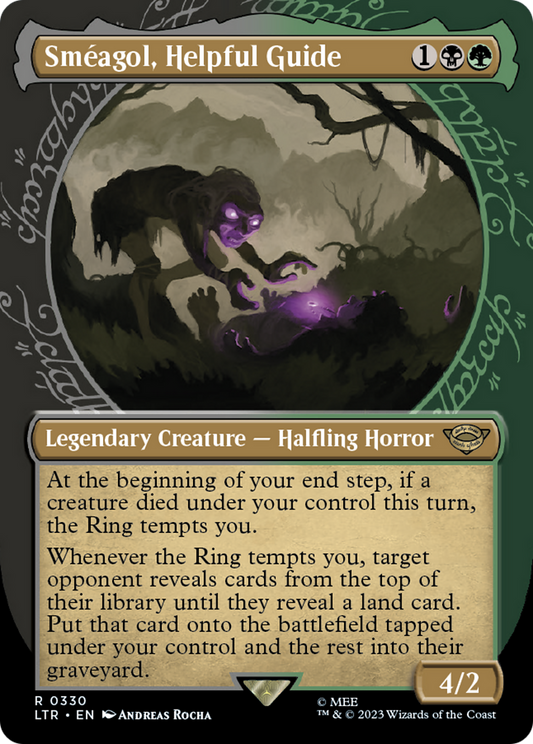 Smeagol, Helpful Guide (0330) (Borderless) (Showcase) - Foil