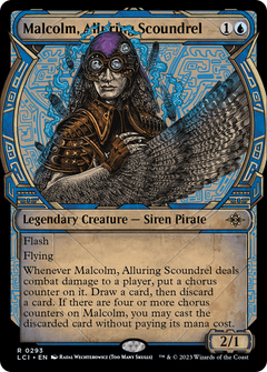 Malcolm, Alluring Scoundrel (0293) (Showcase) - Foil