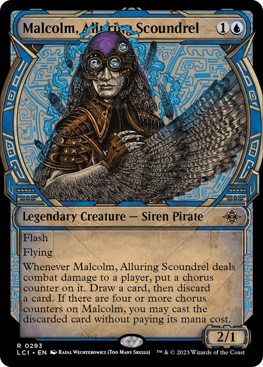 Malcolm, Alluring Scoundrel (0293) (Showcase) - Foil