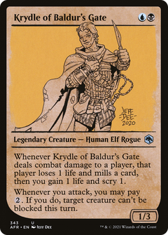 Krydle of Baldur's Gate (343) (Showcase) - Foil
