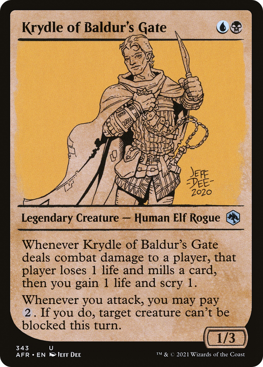 Krydle of Baldur's Gate (343) (Showcase) - Foil