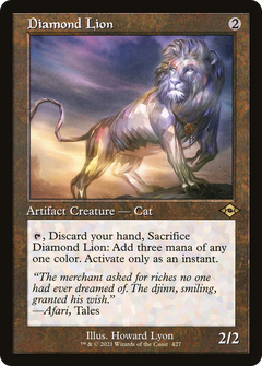 Diamond Lion (427) (Retro Frame) - Foil