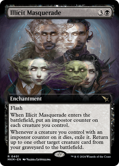 Illicit Masquerade (0401) (Extended Art) - Foil