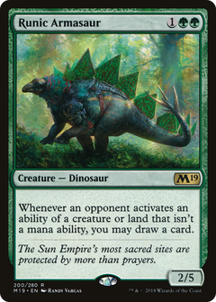 Runic Armasaur - Foil