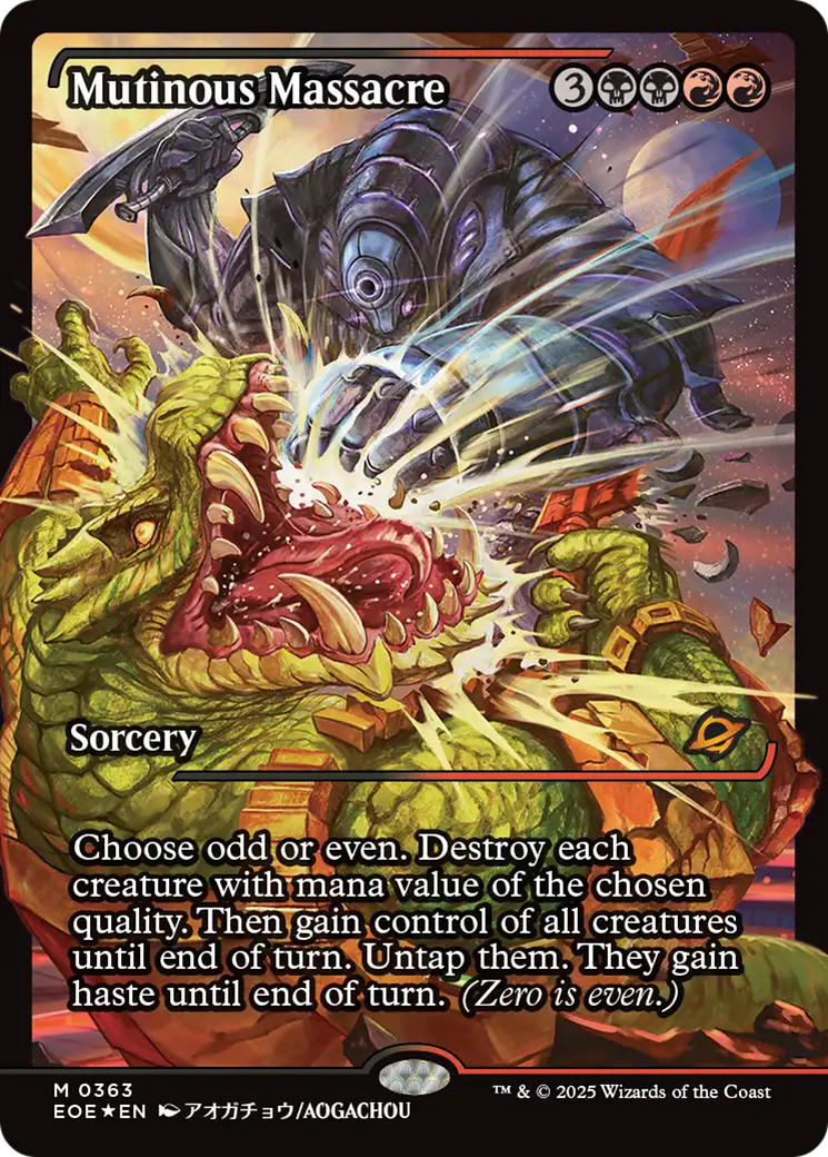 Mutinous Massacre (0363) (Showcase) - Foil