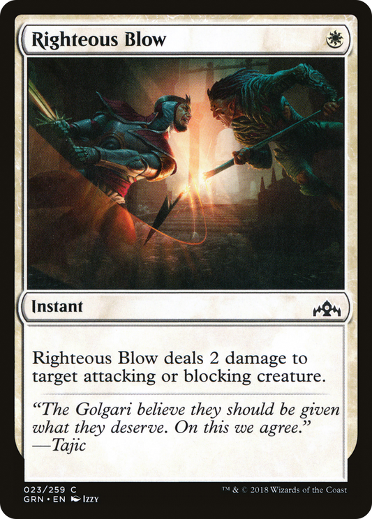 Righteous Blow - Foil