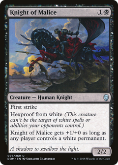 Knight of Malice - Foil