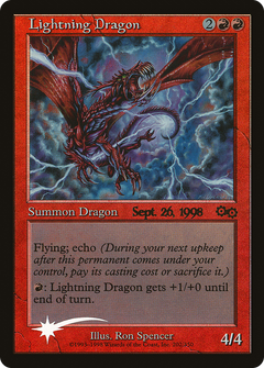 Lightning Dragon (202) (Prerelease) - Foil