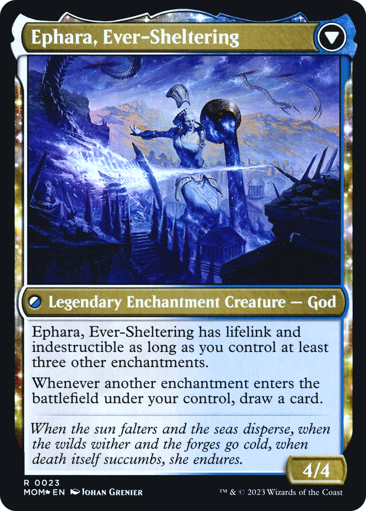 Invasion of Theros // Ephara, Ever-Sheltering (0023) (Prerelease) (PMOM) - Foil
