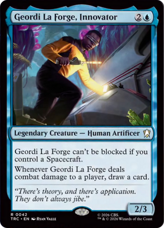 Geordi La Forge, Innovator (TRC)