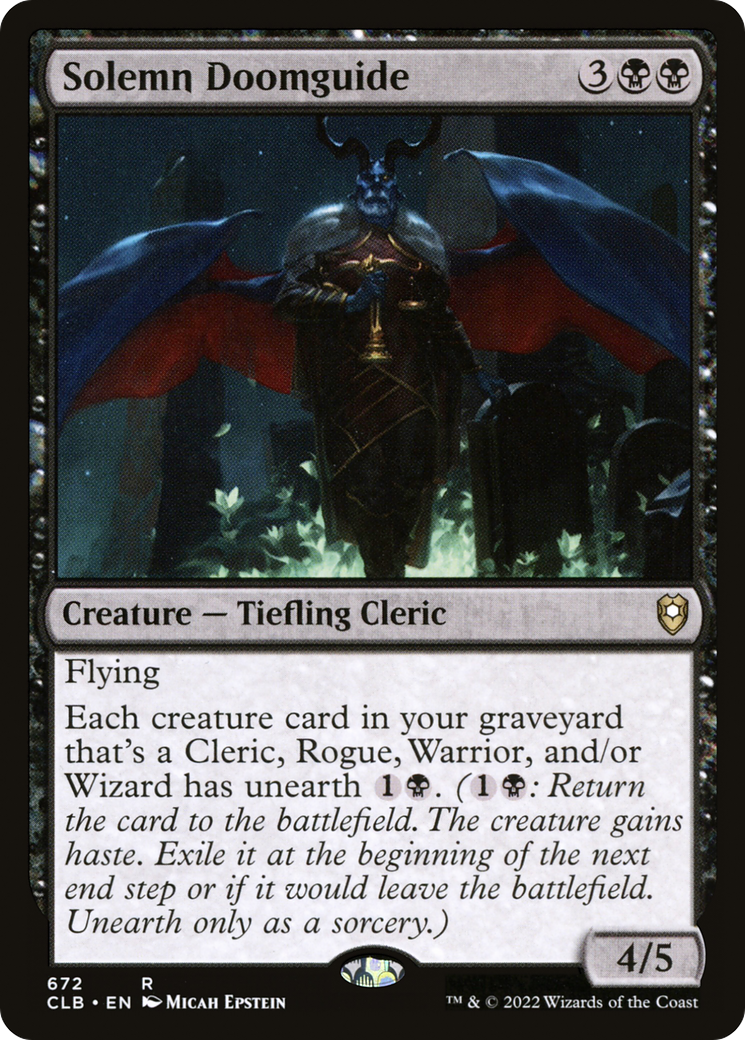 Solemn Doomguide (625) (Extended Art)