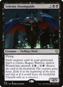 Solemn Doomguide (625) (Extended Art)