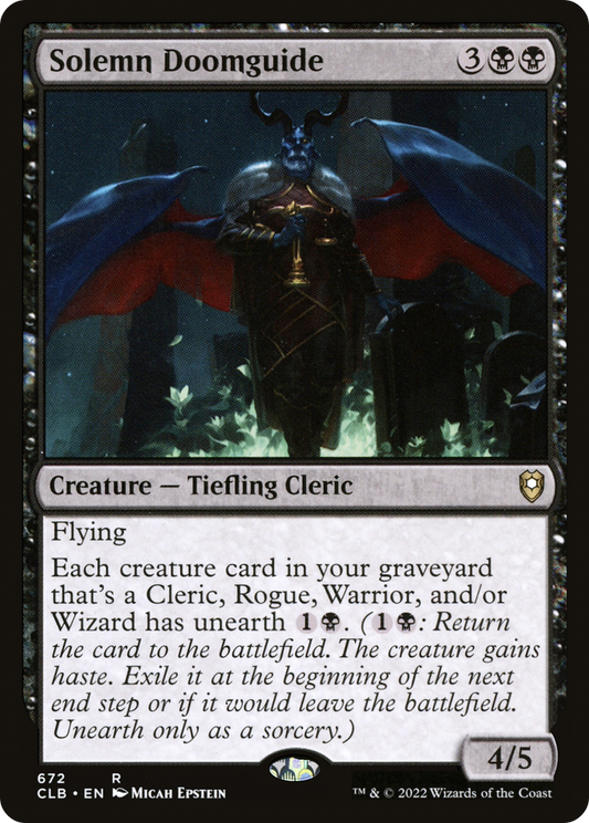 Solemn Doomguide (625) (Extended Art)