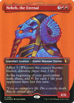 Neheb, the Eternal (1062) (Borderless) - Textured Foil
