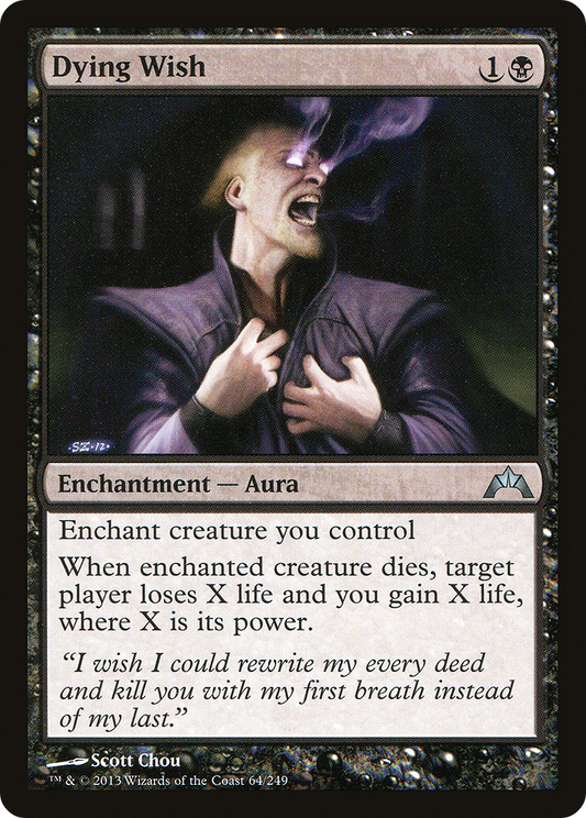 Dying Wish - Foil