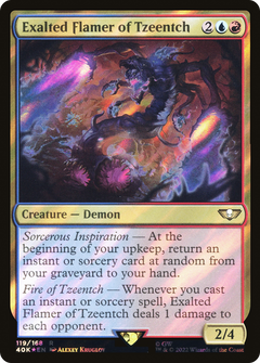 Exalted Flamer of Tzeentch - Surge Foil