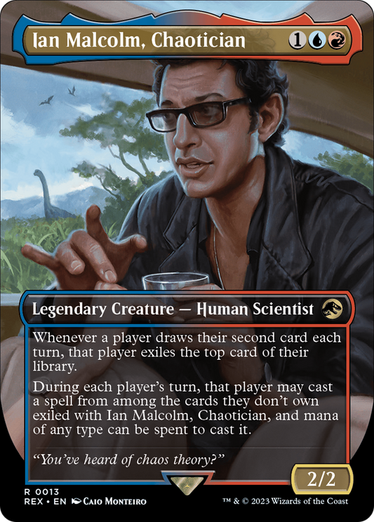 Ian Malcolm, Chaotician (0013) (Borderless)