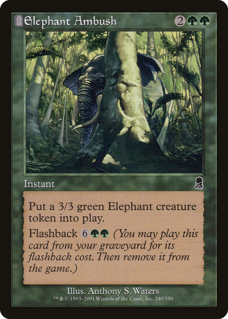Elephant Ambush - Foil