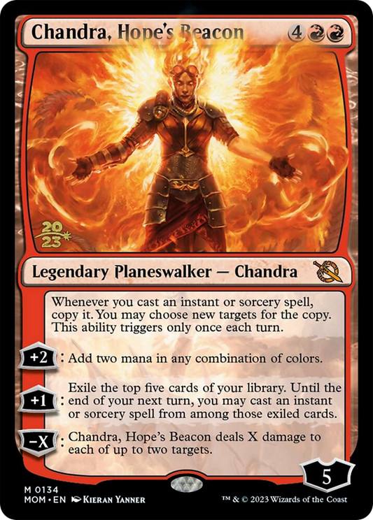 Chandra, Hope's Beacon (0134) (Prerelease) - Foil