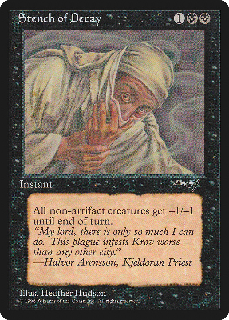 Stench of Decay (Covering Face)