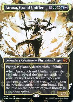 Atraxa, Grand Unifier (459) (Borderless) (Showcase) - Compleat Foil