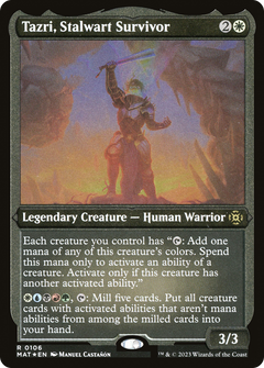 Tazri, Stalwart Survivor (0106) - Foil Etched