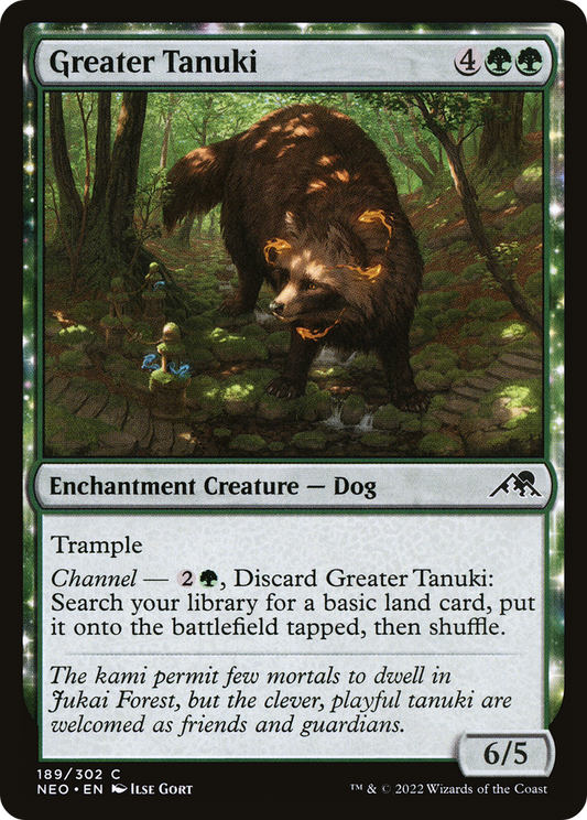 Greater Tanuki - Foil