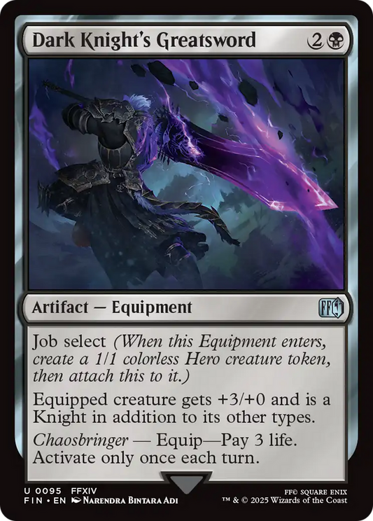 Dark Knight's Greatsword - Foil