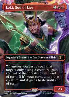 Loki, God of Lies (0512) (Borderless) (MSC) - Foil