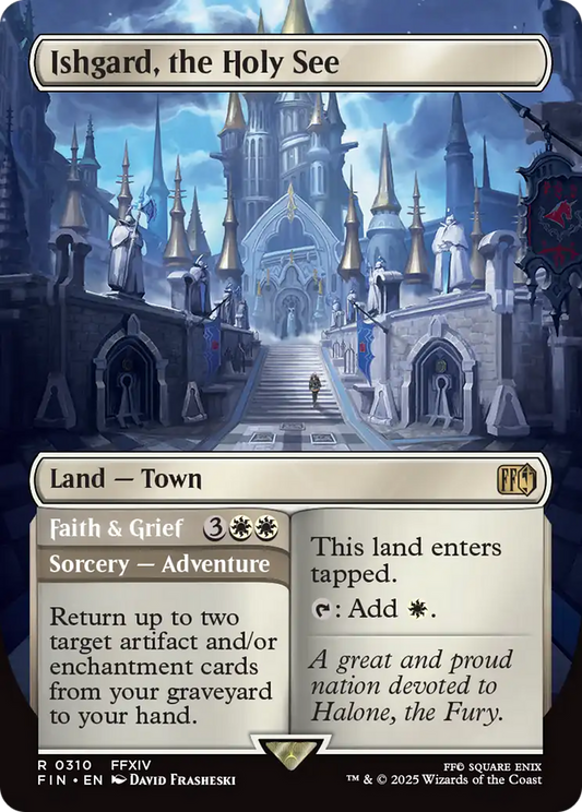 Ishgard, the Holy See // Faith & Grief (0310) (Borderless) - Foil