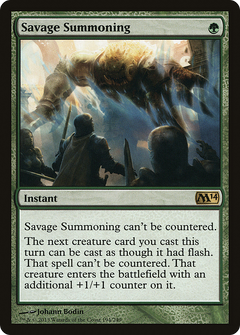 Savage Summoning - Foil