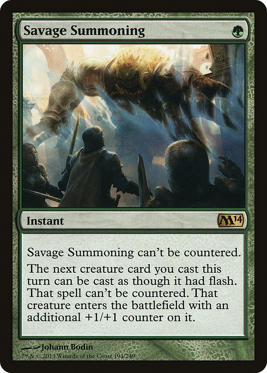 Savage Summoning - Foil