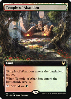 Temple of Abandon (347) (Extended Art) - Foil