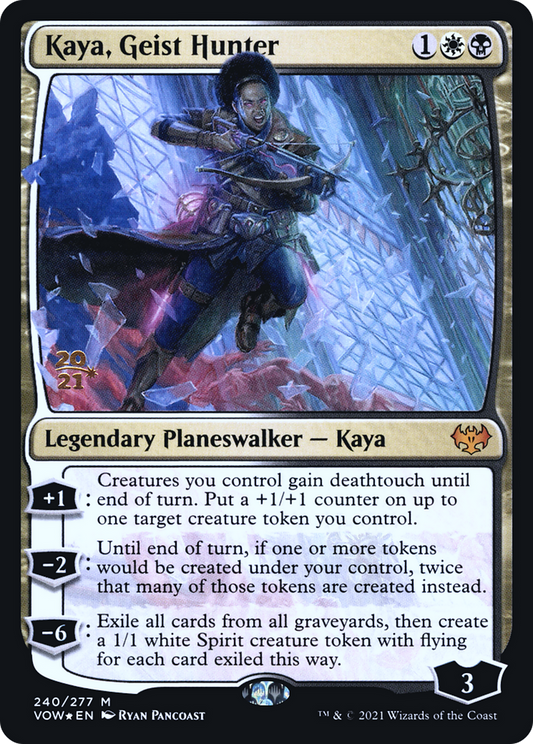 Kaya, Geist Hunter (240) (Prerelease) - Foil