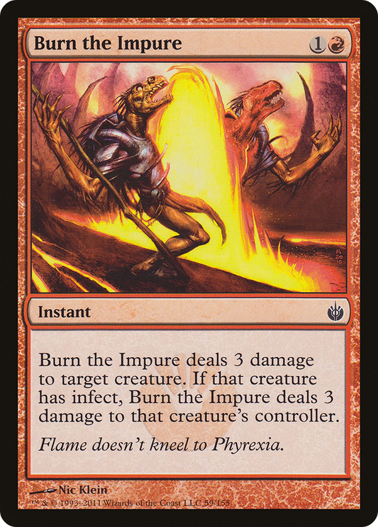 Burn the Impure - Foil