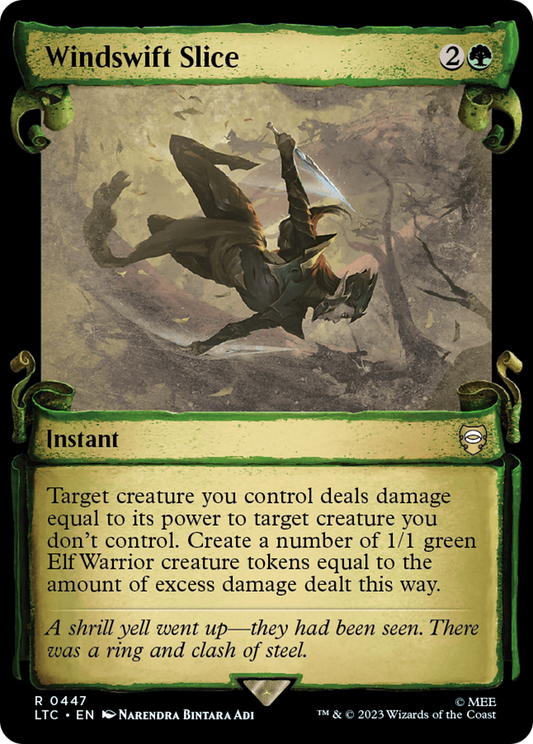 Windswift Slice (0447) (Showcase) - Silver Foil